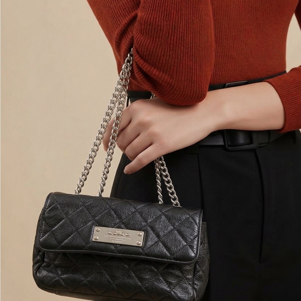 My Flat In London Quilted Chain Bag. “Letters to the Queen